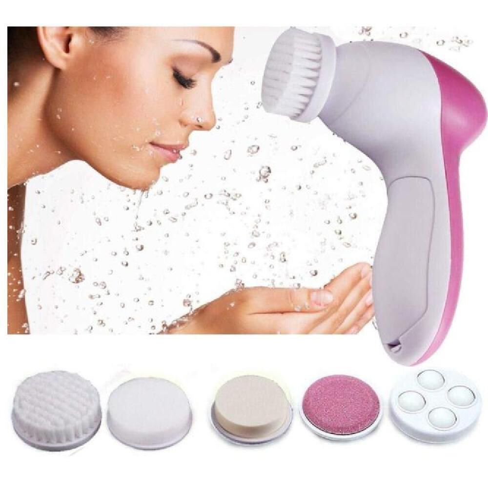 Cepillo Limpiador Facial 5 En 1 Masajeador Exfoliante image number 1.0
