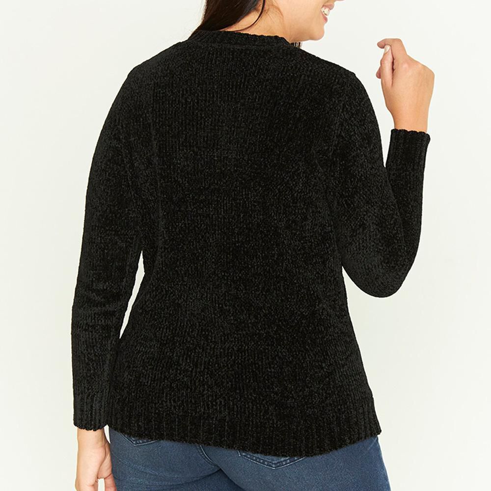 Sweater Chenille Cuello Redondo Mujer Geeps image number 2.0