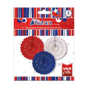 Set 3 Deco Colgantes 20 Cm Big Party