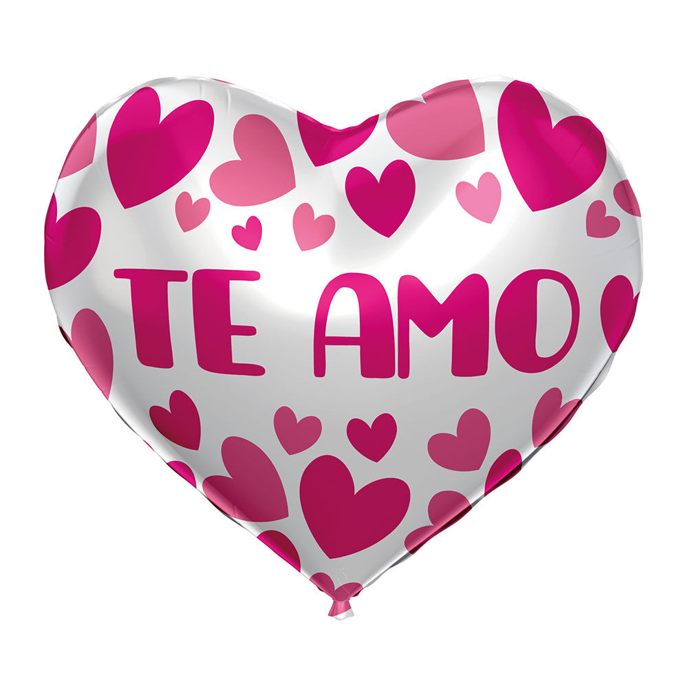 Globo Metalico Corazon Impreso 18" (47x45,5cm) image number 3.0