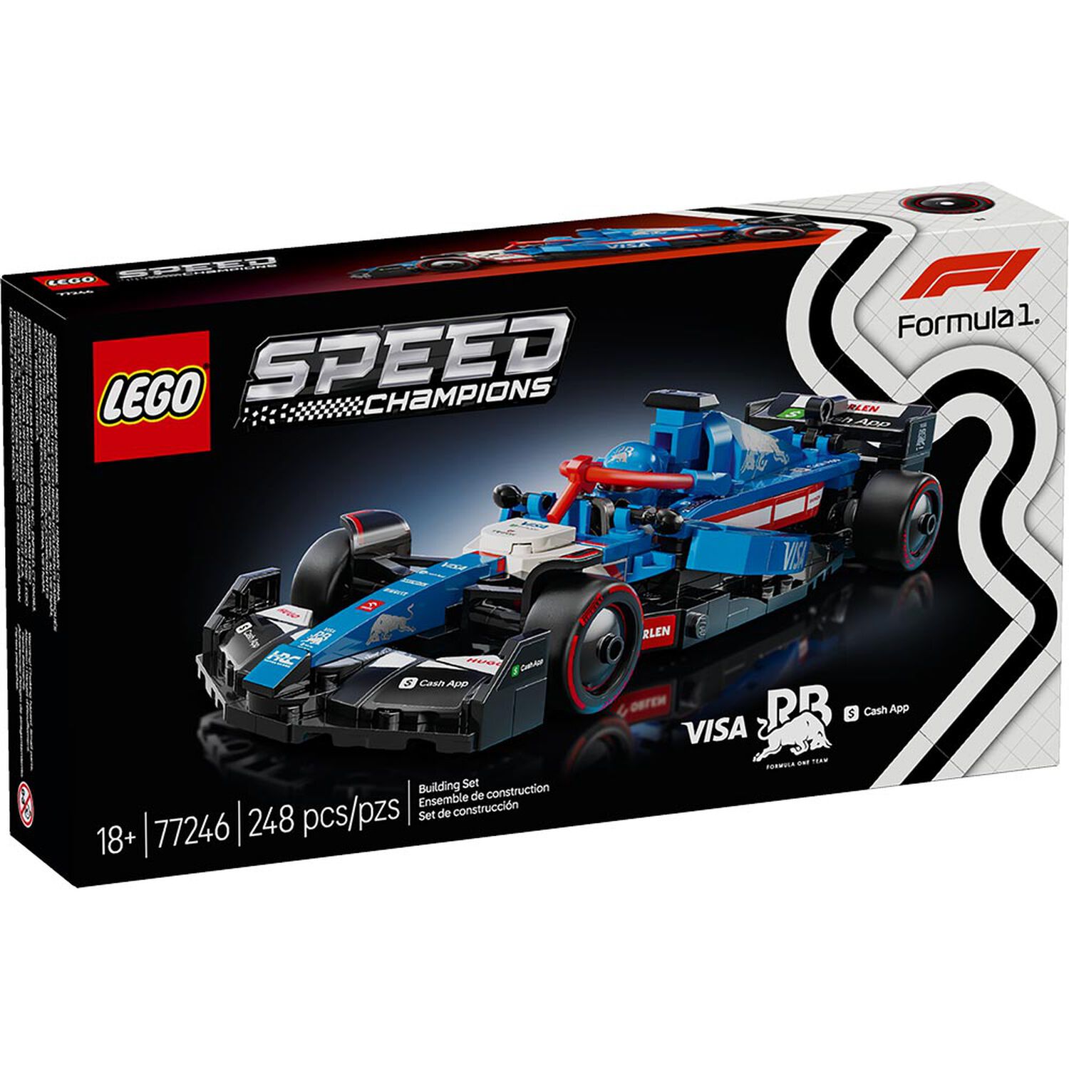 Lego Speed Champions - Auto De Carreras Visa Cash App Rb Vcarb 01 F1 - 77246 image number 10.0