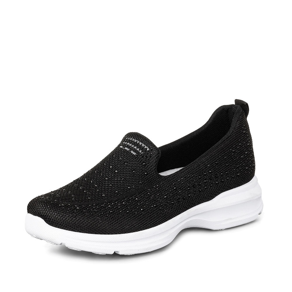 Zapatilla Casual Mujer Slip On Con Pedrería Weide Tfa203 image number 1.0