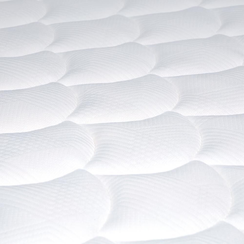 Cama Europea Rosen New Style 4 Plus / 1 Plaza / Base Normal + Respaldo Tabor Caramelo image number 5.0