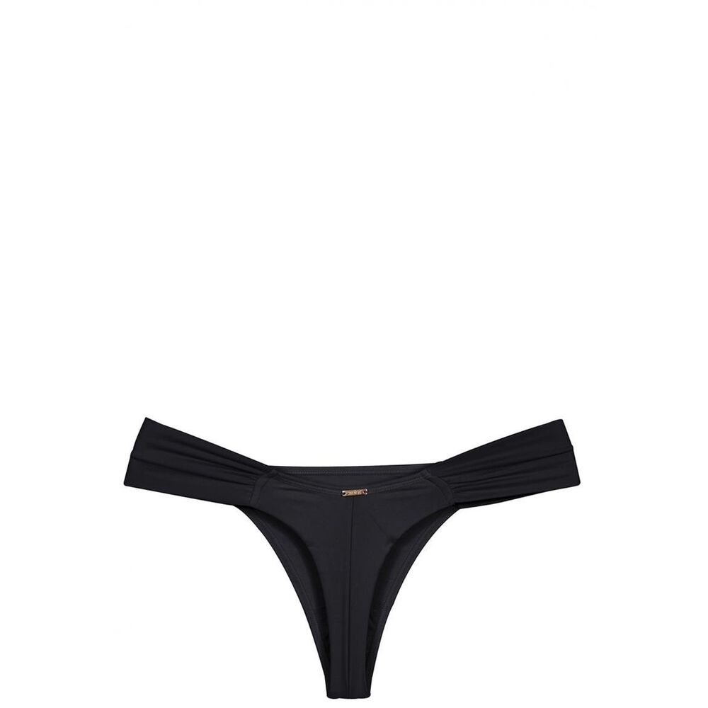 Colaless Lateral Drapeado Negro 2rios image number 1.0