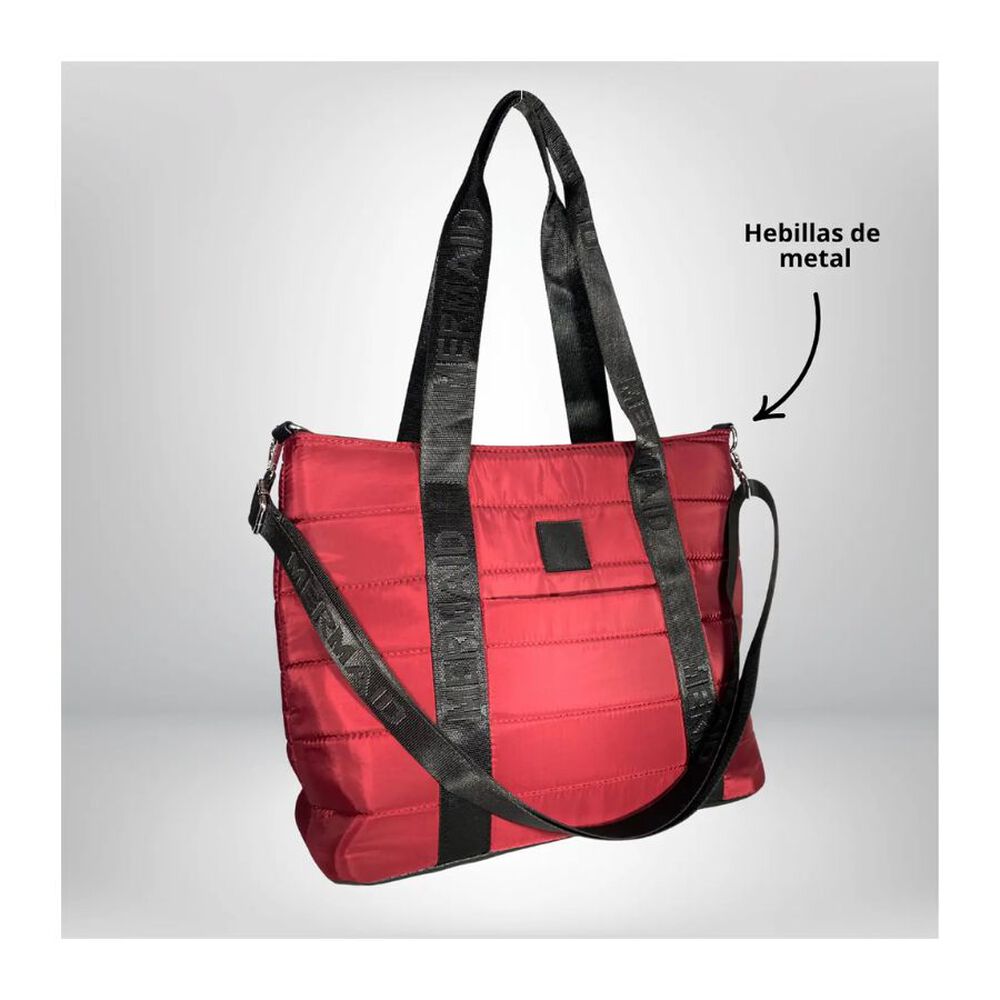 Bolso Tote Acolchado Estilo Casual image number 2.0