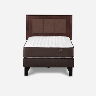 Cama Europea Rosen Ergo T / 1 Plaza / Base Normal + Respaldo Rachel