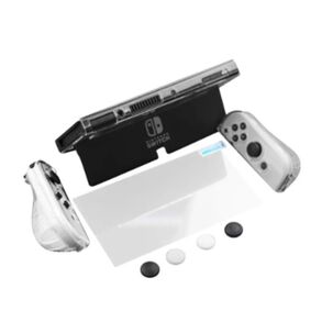Pack Proteccion Carcasa Lamina Nintendo Switch Oled