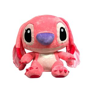 Juguete Peluche Angel 25cm De Stitch Rosado Infantil