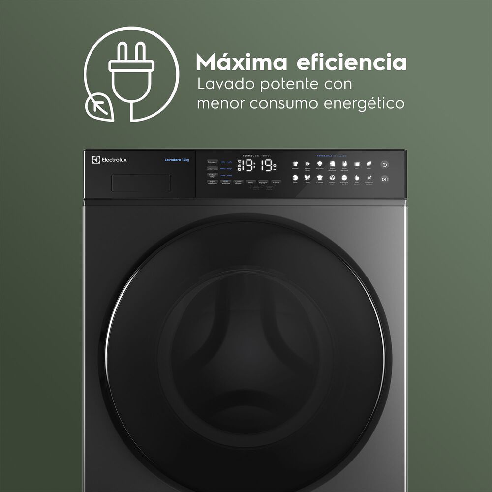 Lavadora Autom&aacute;tica 14kg Carga Frontal Inverter Eflwm12o Onix image number 15.0