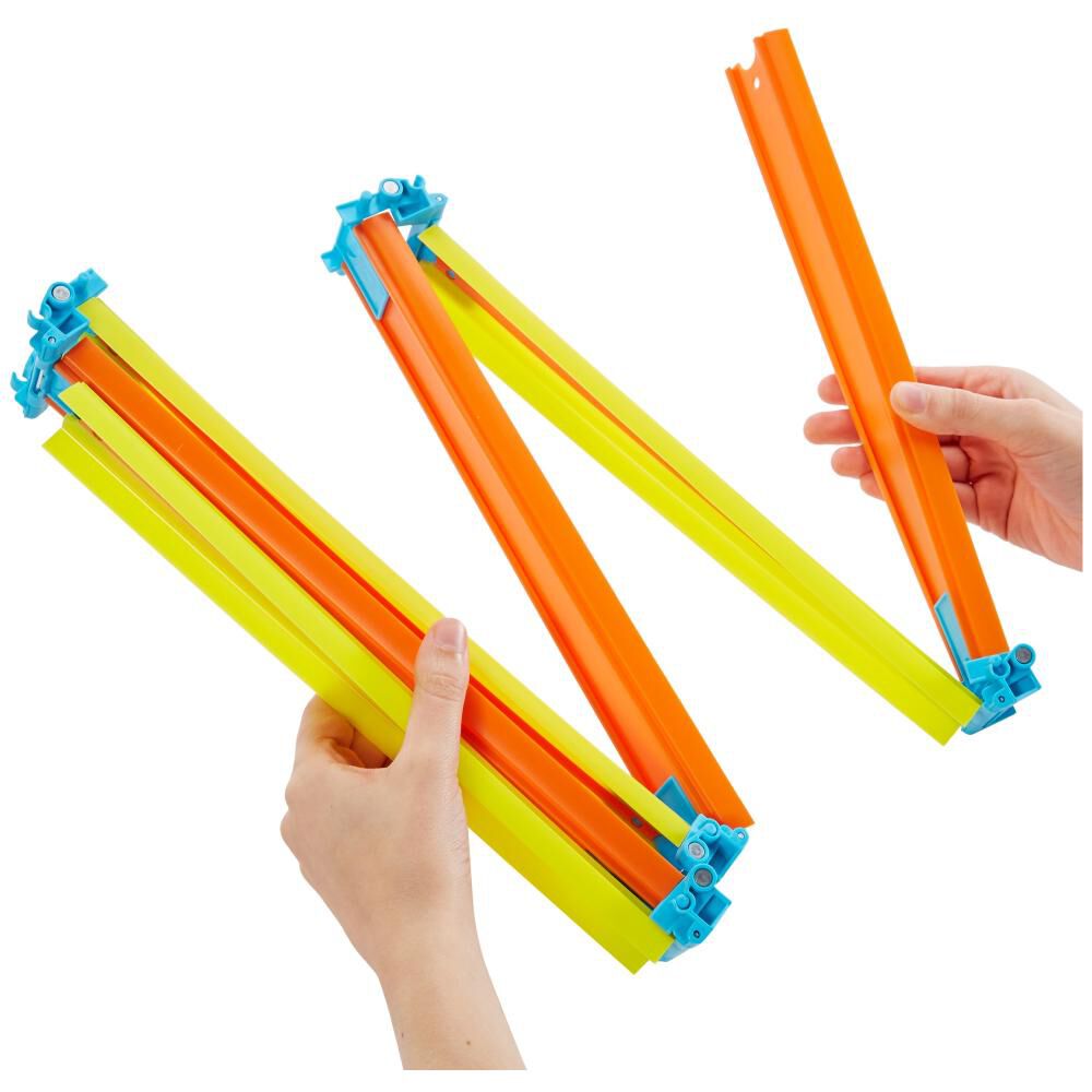 Hotwheels Track Builder Paquete Pista Pegable image number 1.0
