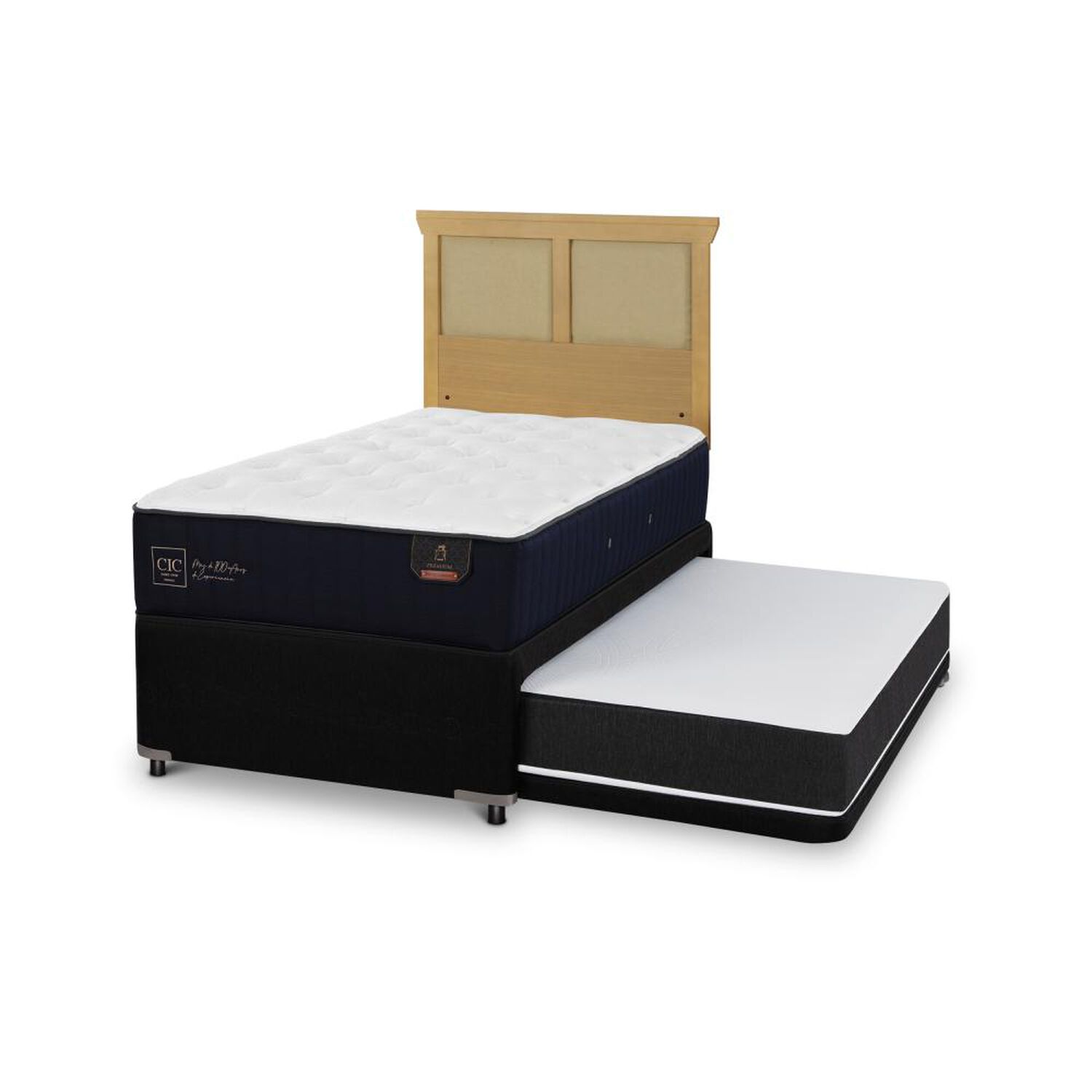 Cama Nido Cic Divan / 1.5 Plazas / Base Funcional + Respaldo image number 1.0