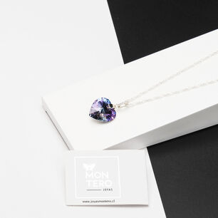 Collar Gran Romance Cristales Genuinos Vitral Light