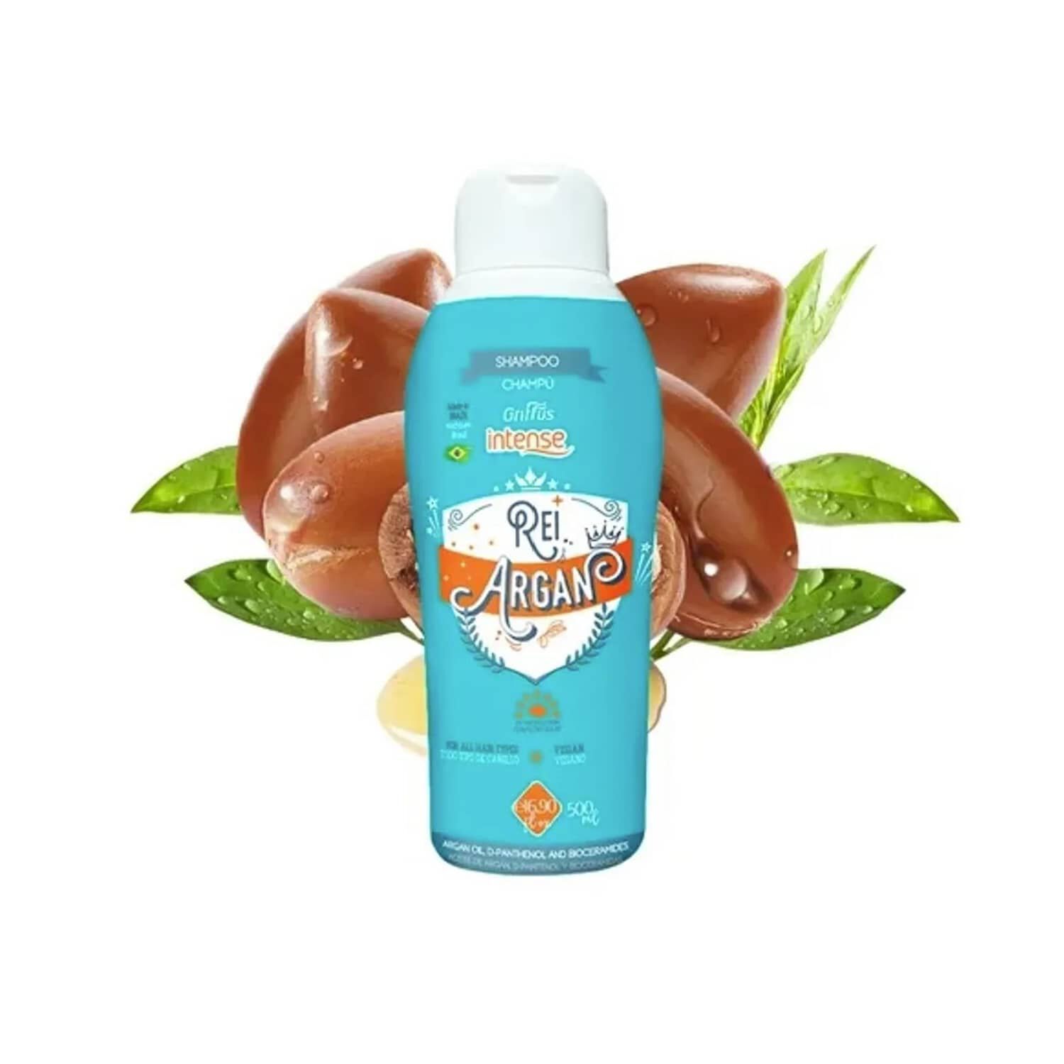 Shampoo Rei Argan 500ml Griffus image number 3.0
