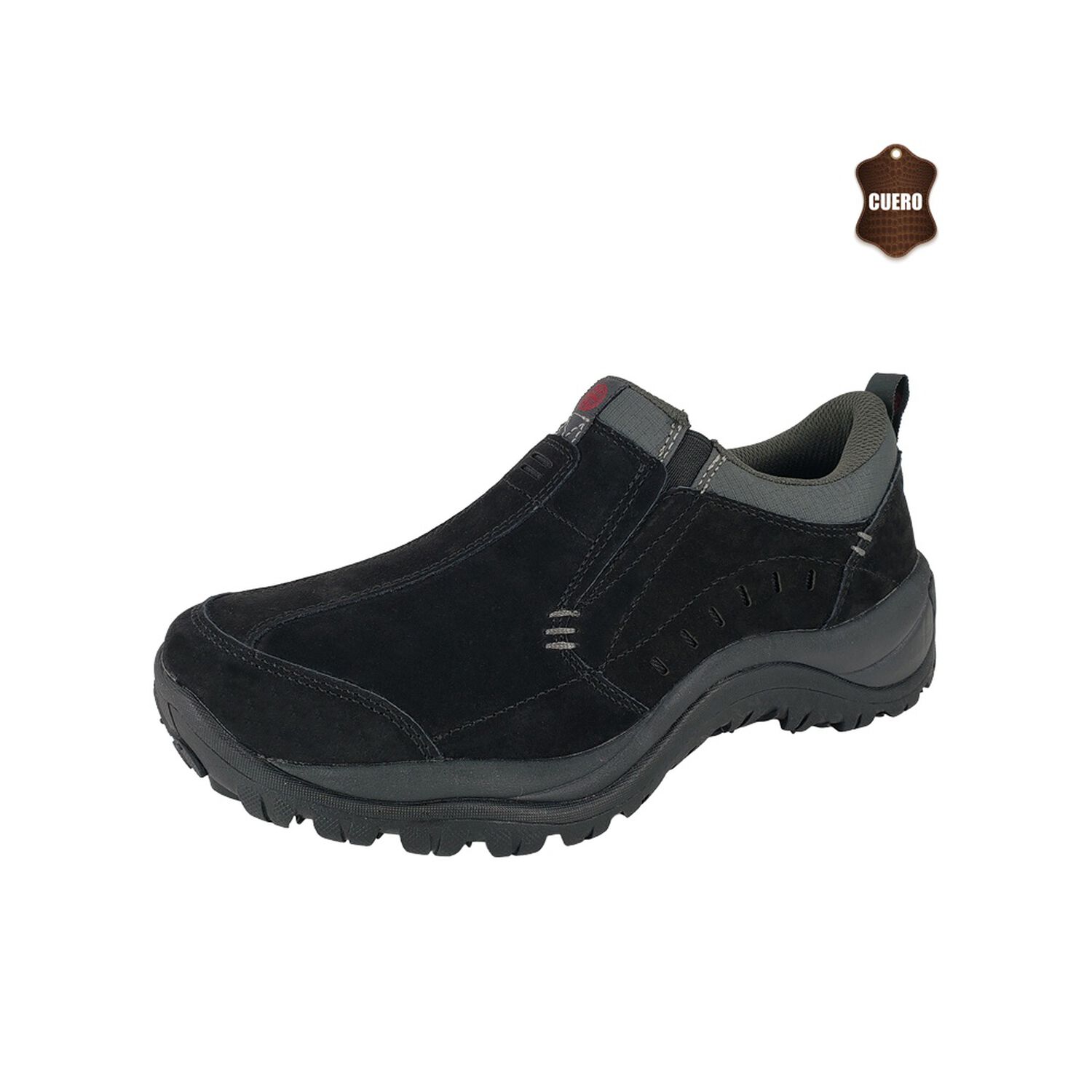 Zapato De Cuero Cedro Negro London Adixt image number 0.0
