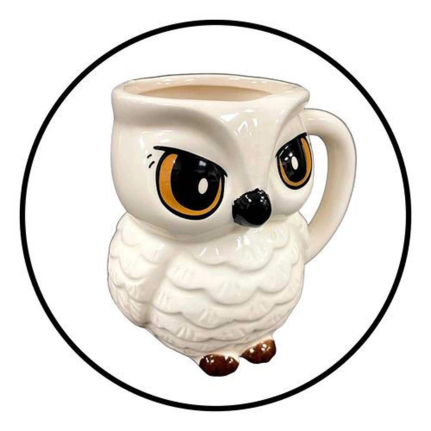 Taz&oacute;n Cer&aacute;mica 3d Baby Hedwig Harry Potter Kawaii image number 2.0