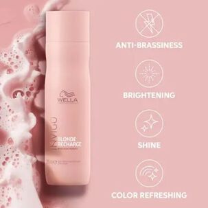 Shampoo Blonde Recharge Wella 250ml Cabellos Rubios