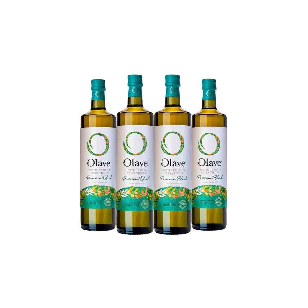 Aceite Oliva Extra Virgen Olave Premium 4 X 1000 Ml image number 0.0