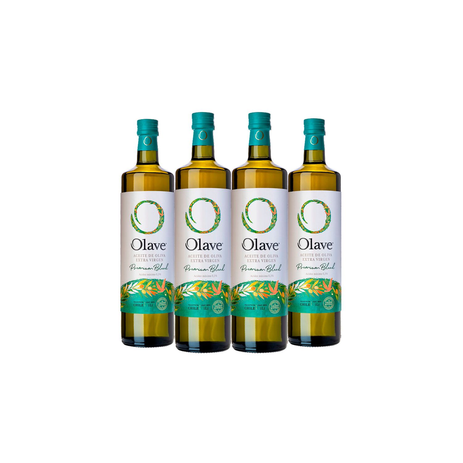 Aceite Oliva Extra Virgen Olave Premium 4 X 1000 Ml image number 0.0