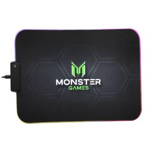 Mousepad Gamer Usb Rgb 35x25cm Negro Speed Monster Games