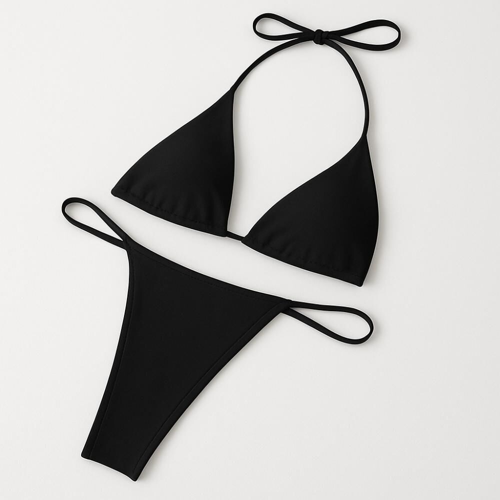 Traje De Baño Mujer Con Realce Minibikini Brasileño 2022 image number 10.0