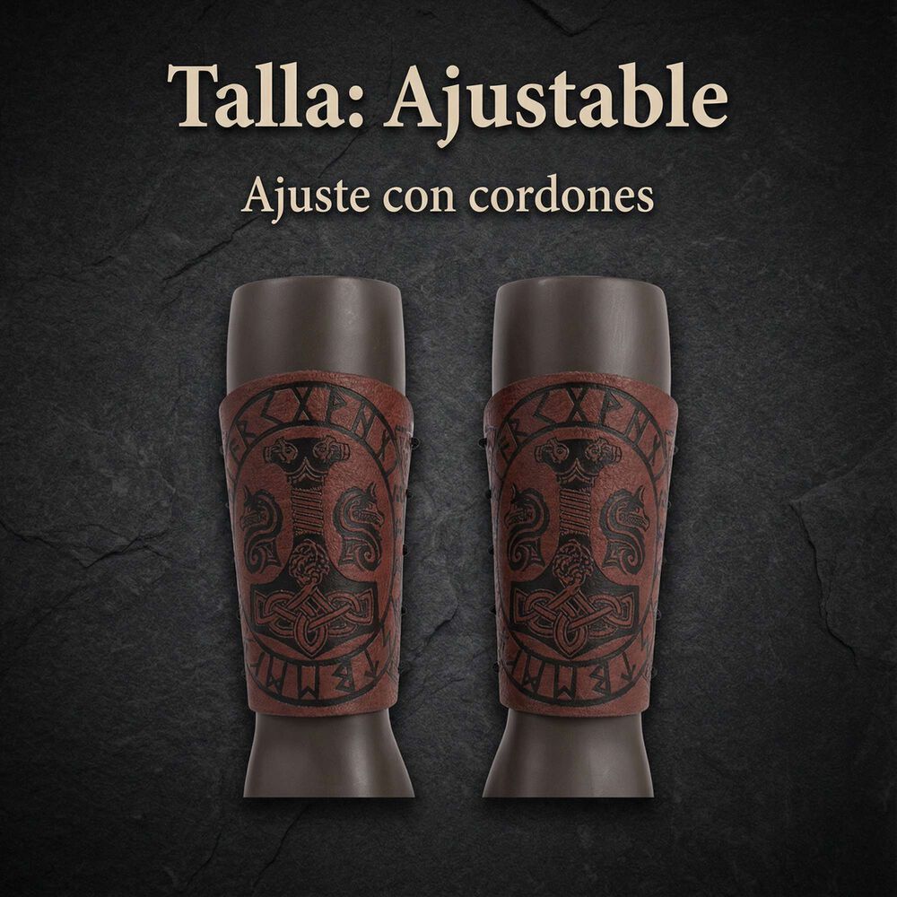 Disfraz Brazalete Armadura Lobo Vikingo image number 3.0