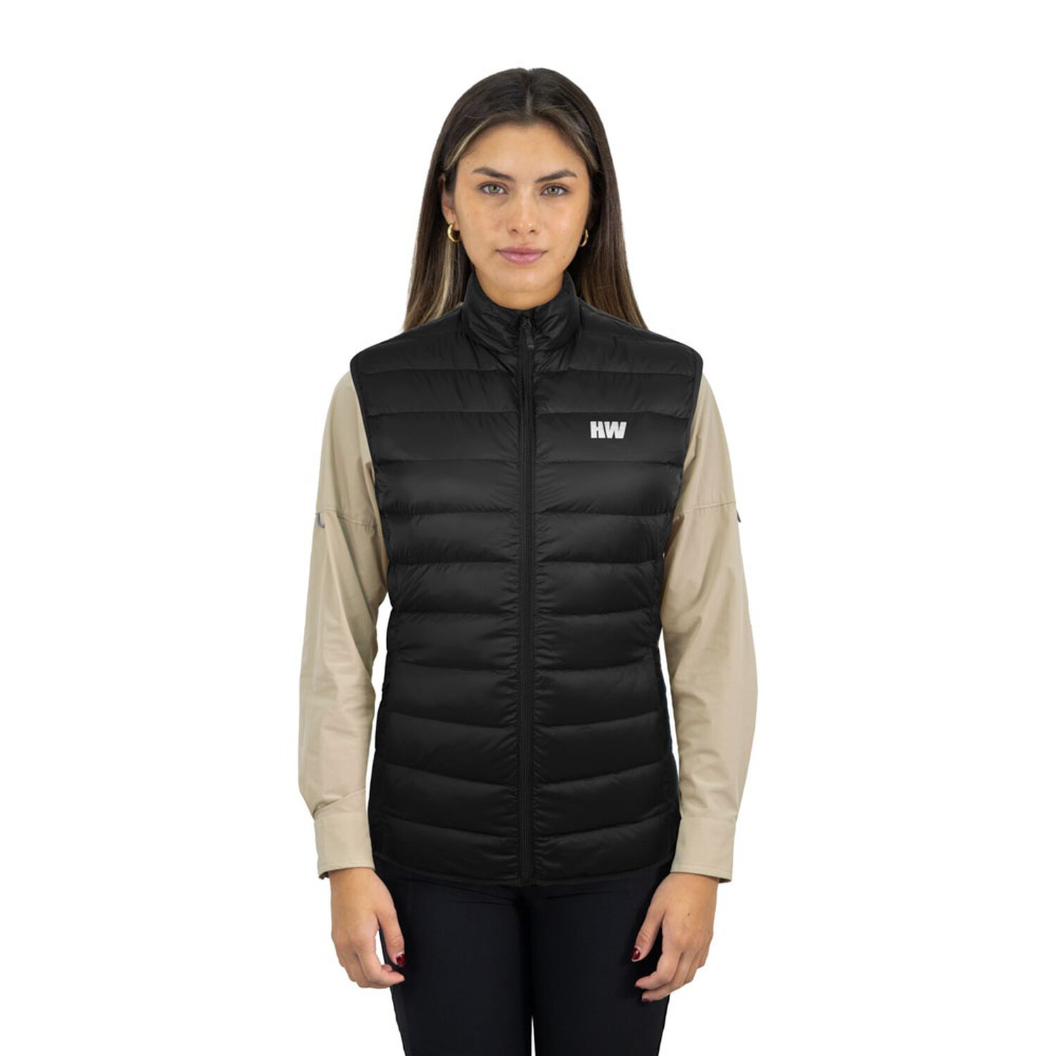 Parka Pluma Hw Pullay Pro Mujer Sin Manga Black image number 0.0
