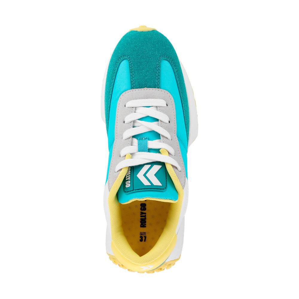 Zapatilla Urbana Mujer Rolly Go Celeste image number 4.0
