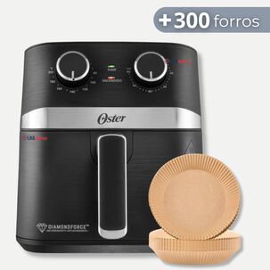 OSTER Oster Freidora De Aire Manual, Recubrimiento Oster Diamondforce, 4l De Capacidad, Con Controles De Tiempo Y Temperatura, Ckstaf401mdf + 300 Forros De