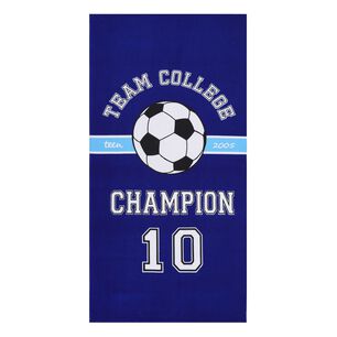 Toalla De Playa Casaideal Futbol 27 / 75x150 Cm