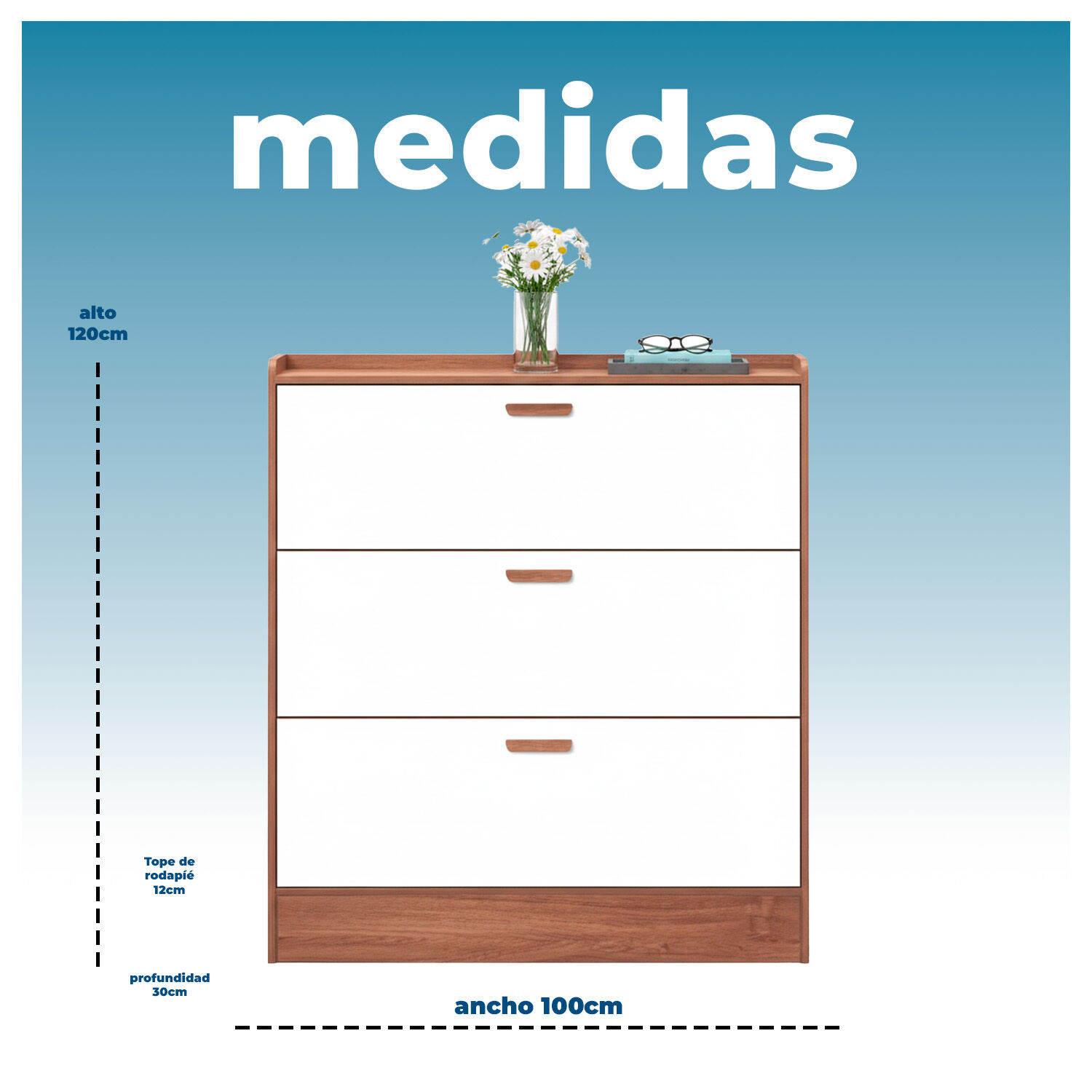 Zapatera Mueble Organizador 3 Niveles Xxl Para 25 Pares image number 5.0