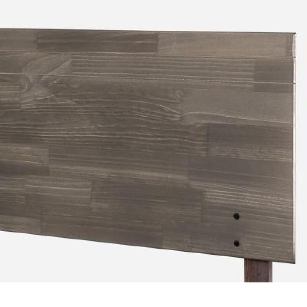 Cama Europea Rosen Wave / 1.5 Plazas / Base Normal + Set De Maderas Tabor Grafito image number 19.0