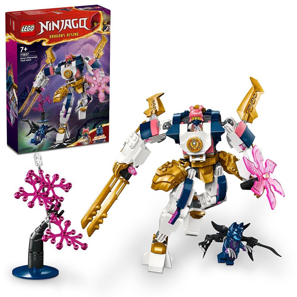 Lego Ninjago - Armadura Elemental Tecno De Sora - 71807 image number 0.0