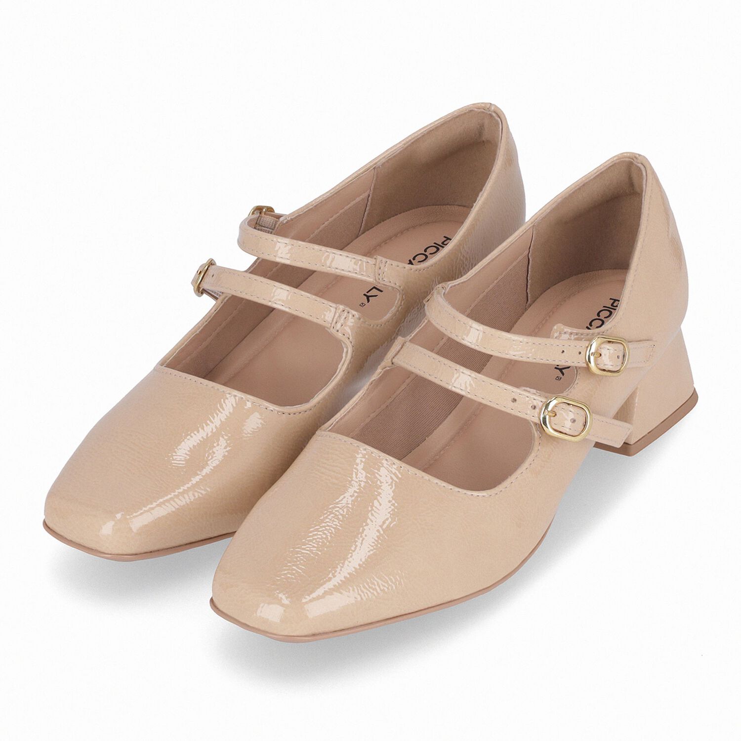Zapato Mary Jane Mujer Beige/charol Tati Piccadilly image number 1.0
