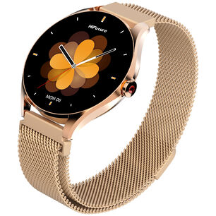 Smartwatch Aura 2 Met&aacute;lico Rose Gold Waterproof 33 Mm Amoled