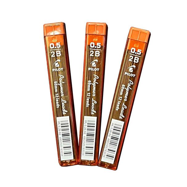 Set 3 Tubos Minas 2b 0.5mm Pilot