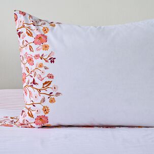 Juego De S&aacute;banas American Family Tropico / 1.5 Plazas / 144 Hilos