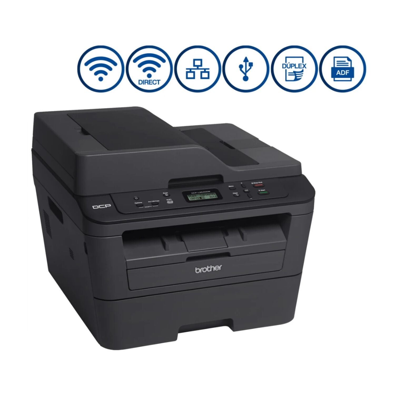 Brother - Dcp-l2540dw - Impresora Multifunci&oacute;n - B/n image number 4.0