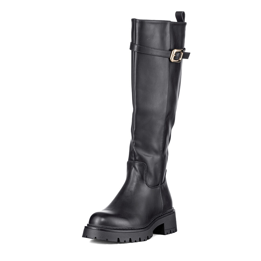 Bota Larga Mujer Eco Cuero Moda Antideslizante Weide Czy617 image number 4.0