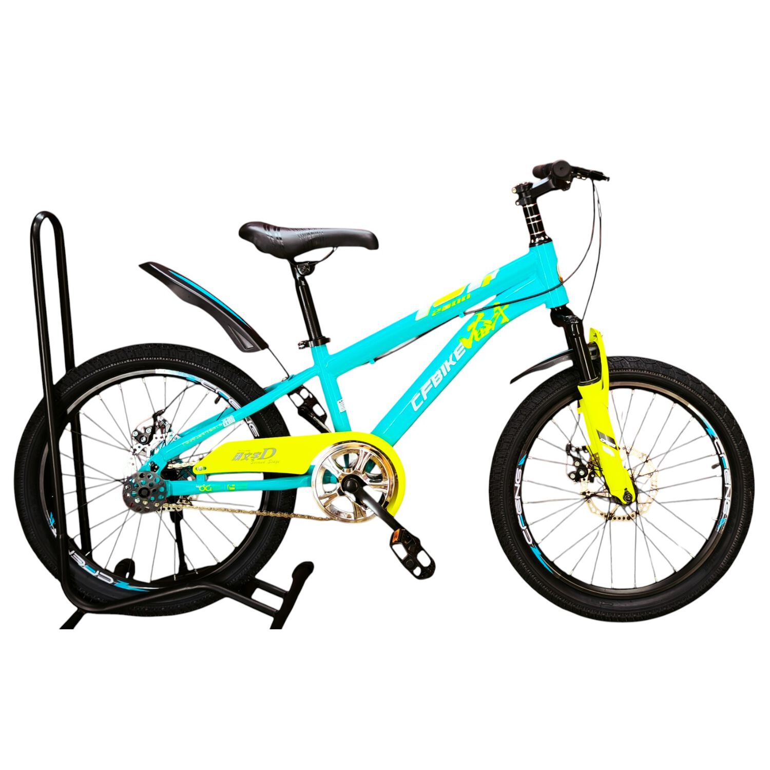 Bicicleta Aro 20 Cfbike Con Freno Disco Calipso Amarillo image number 0.0