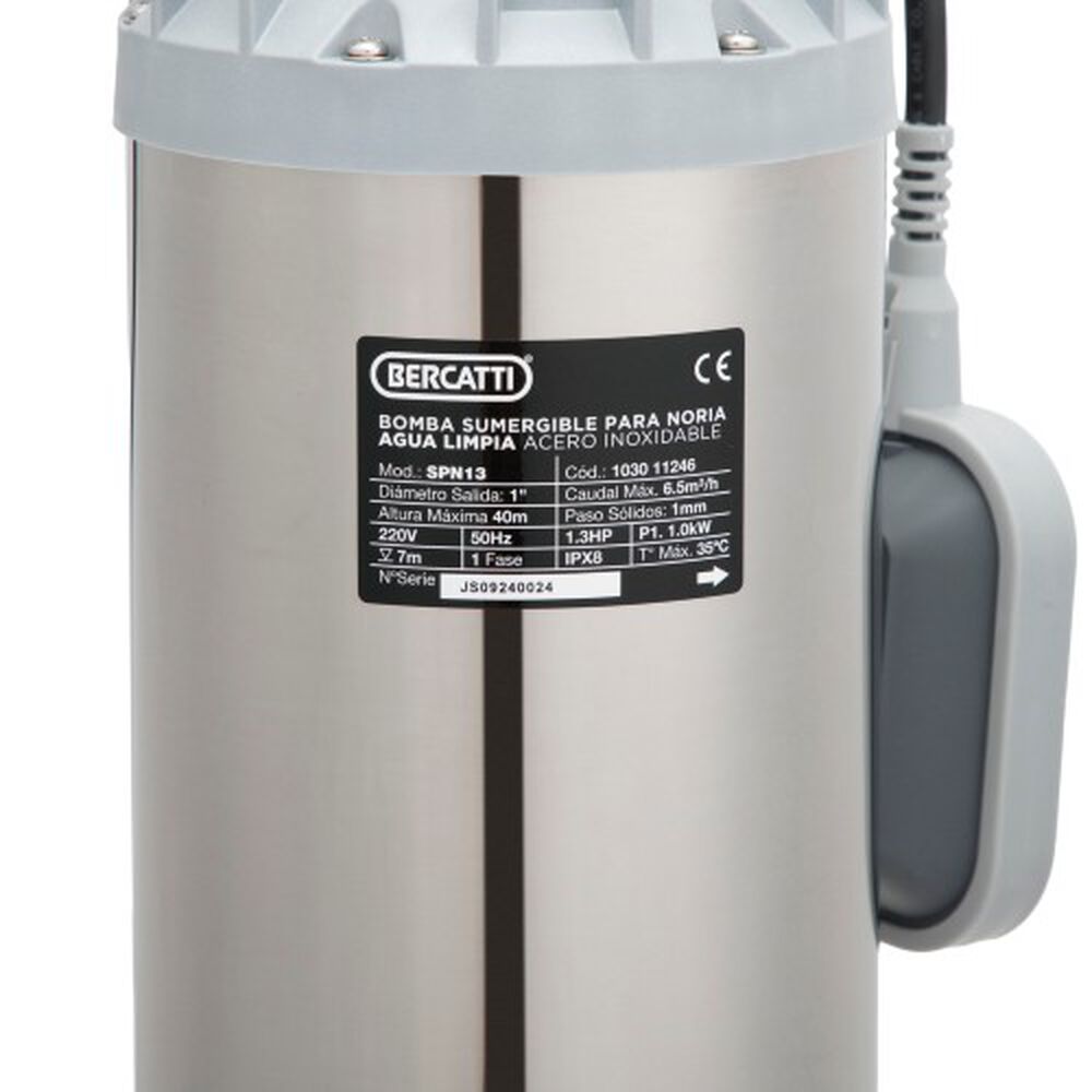 Electrobomba Sumergible 1,3 Hp Para Noria image number 2.0