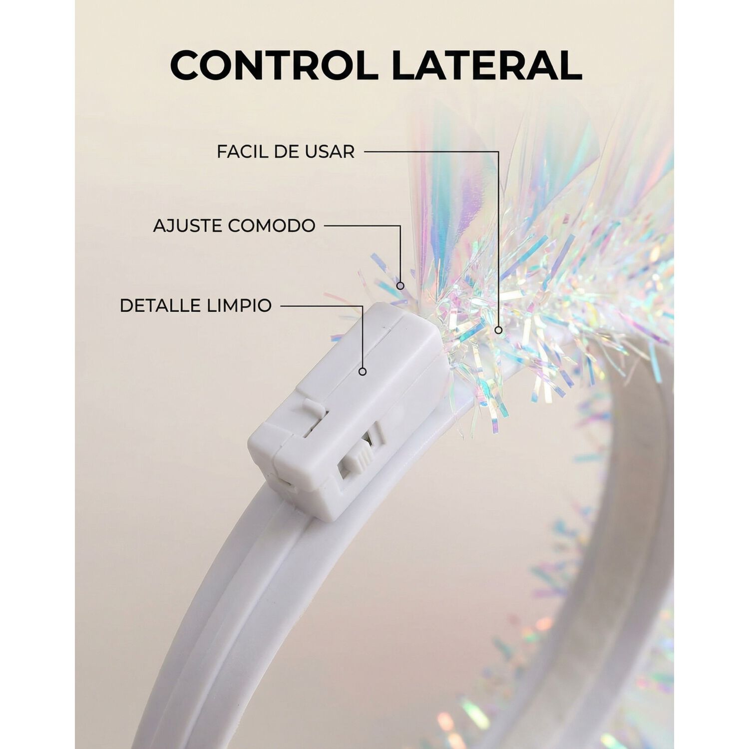 Diadema Corona Led Tipo Cristal Para Halloween Y Cosplay image number 7.0