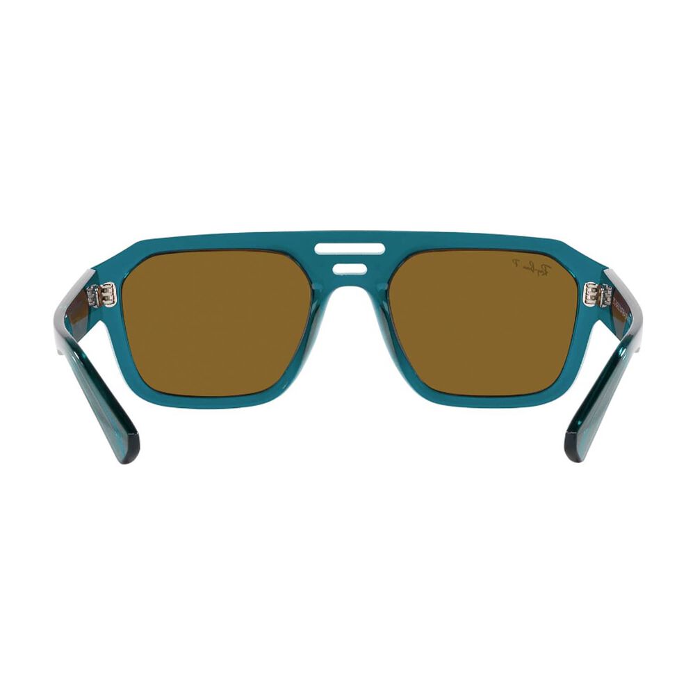 Lentes De Sol Corrigan Transparent Light Blue Polarizados Bio-based Sustentable Ray-ban image number 6.0