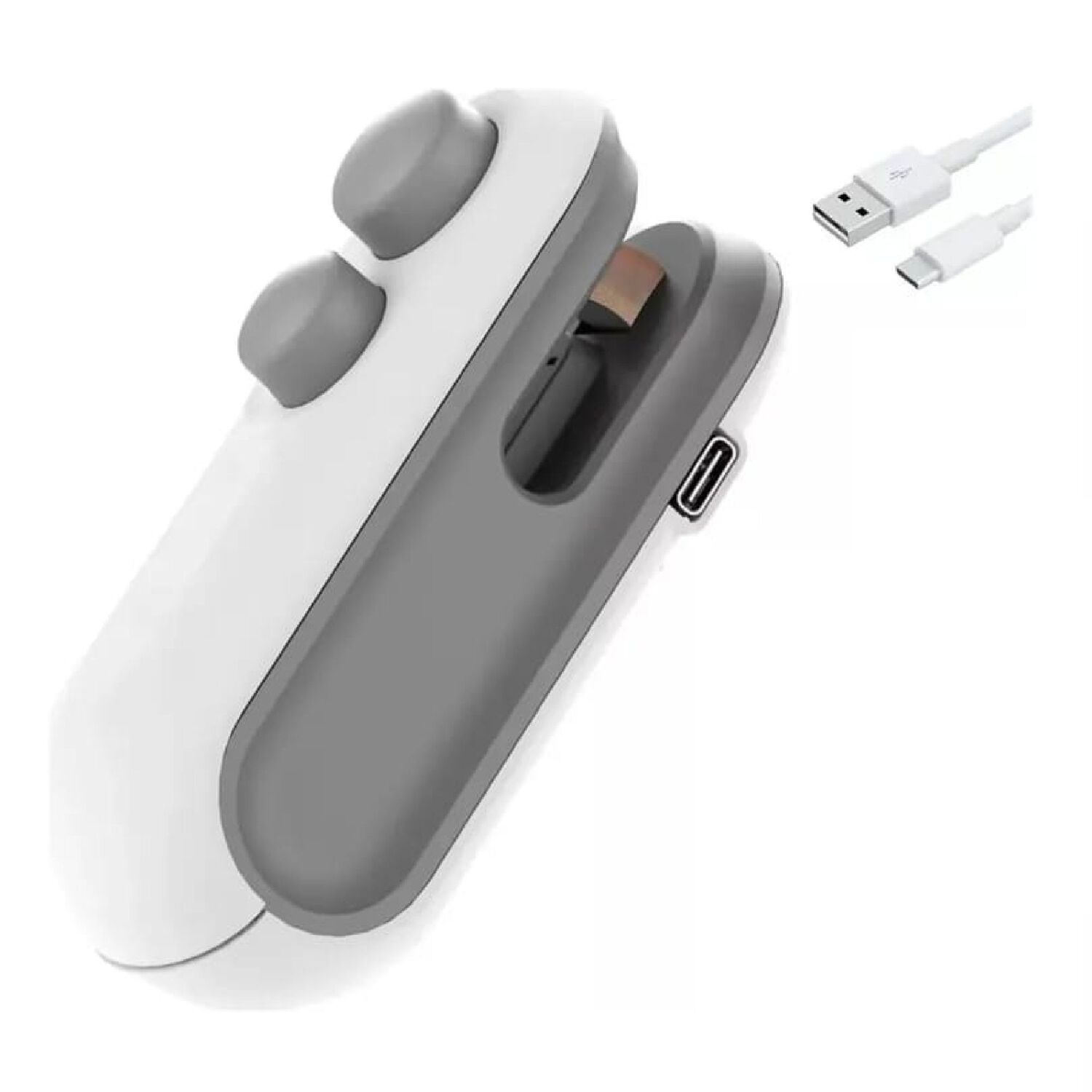 Mini Selladora De Bolsas Port&aacute;til Recargable Usb 2 En 1. image number 0.0