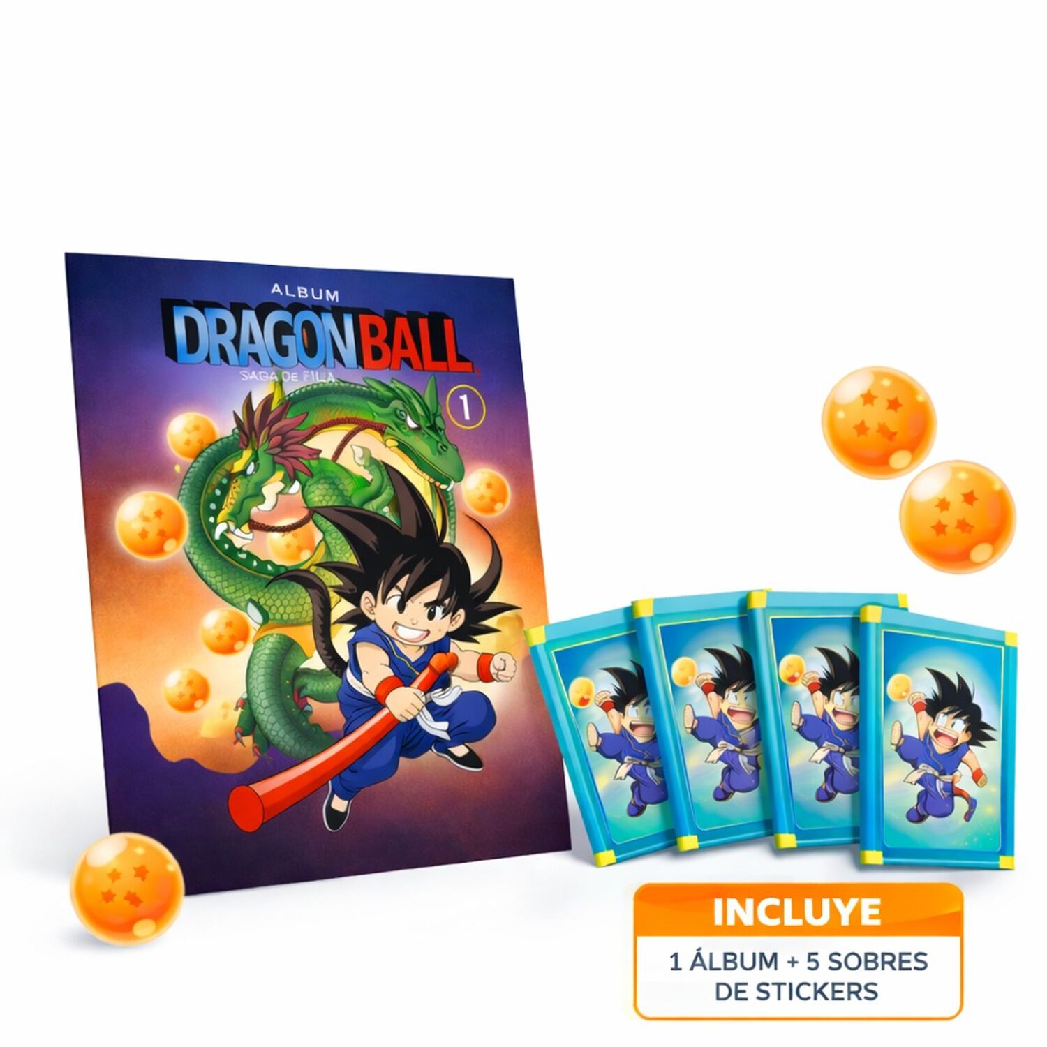 &Aacute;lbum Dragon Ball Saga De Pilaf + 5 Sobres image number 2.0