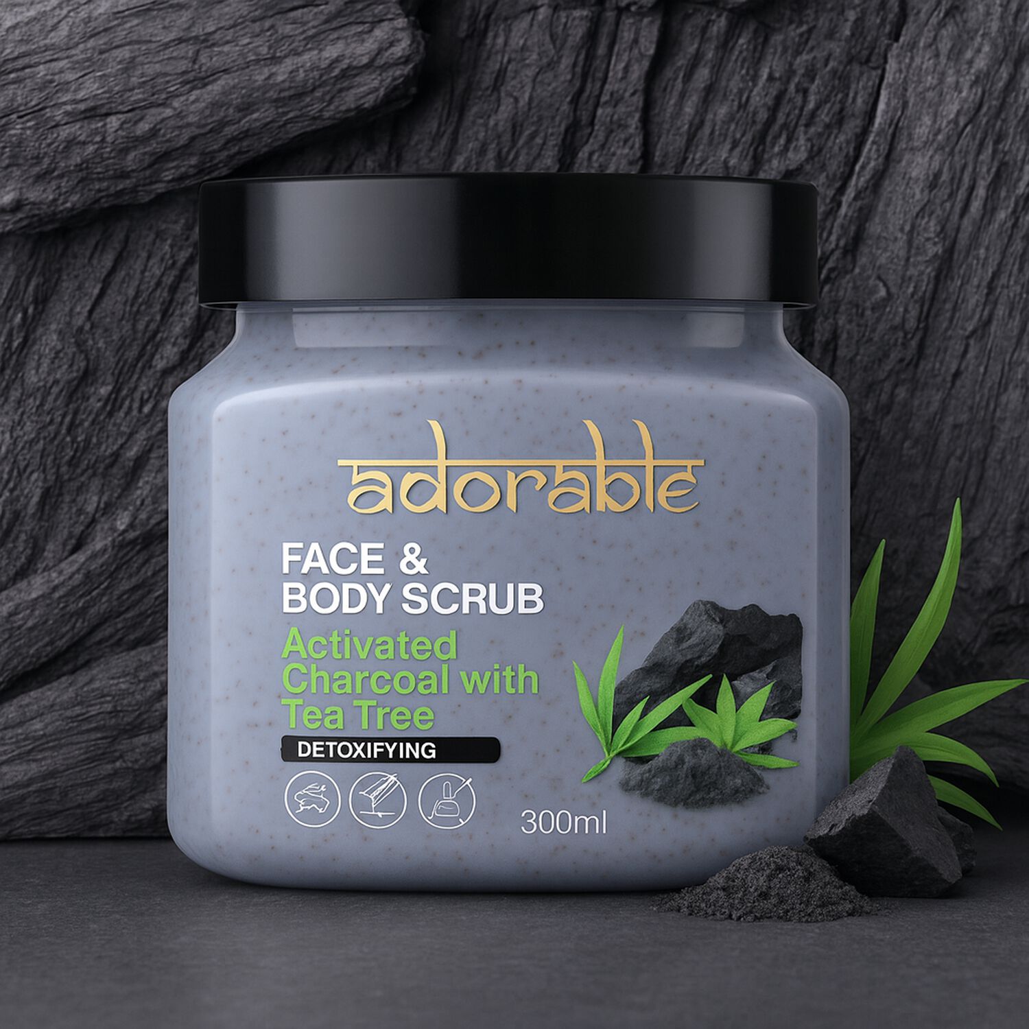 Adorable Exfoliante Carb&oacute;n Activo & &Aacute;rbol De T&eacute; 300 Ml image number 1.0
