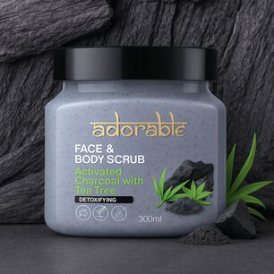 Adorable Exfoliante Carb&oacute;n Activo & &Aacute;rbol De T&eacute; 300 Ml