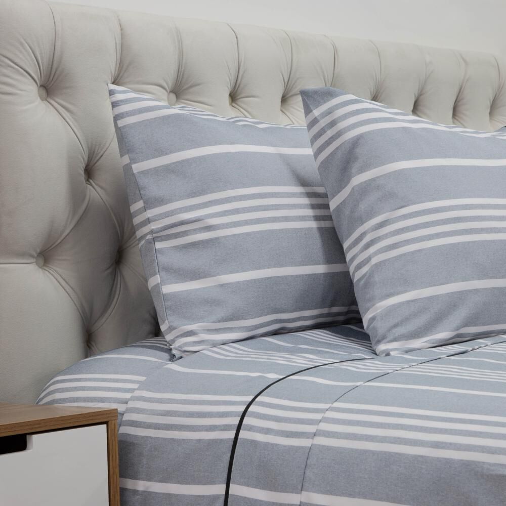 Juego De S&aacute;banas Azhome Cationic 2p / 2 Plazas image number 1.0