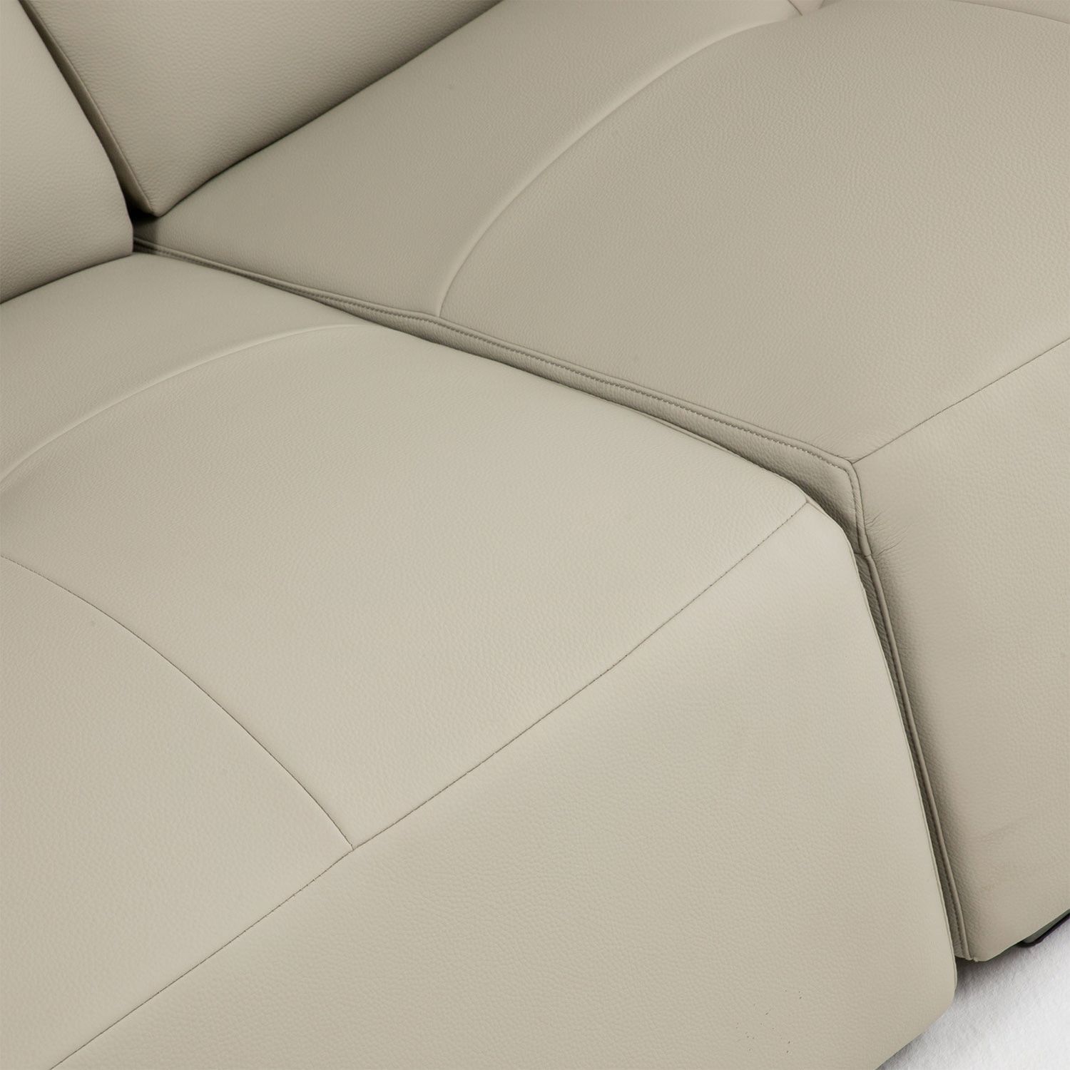 Sof&aacute; Modular Para Living 5 Personas Cl&aacute;sico G&eacute;nova Crema image number 8.0
