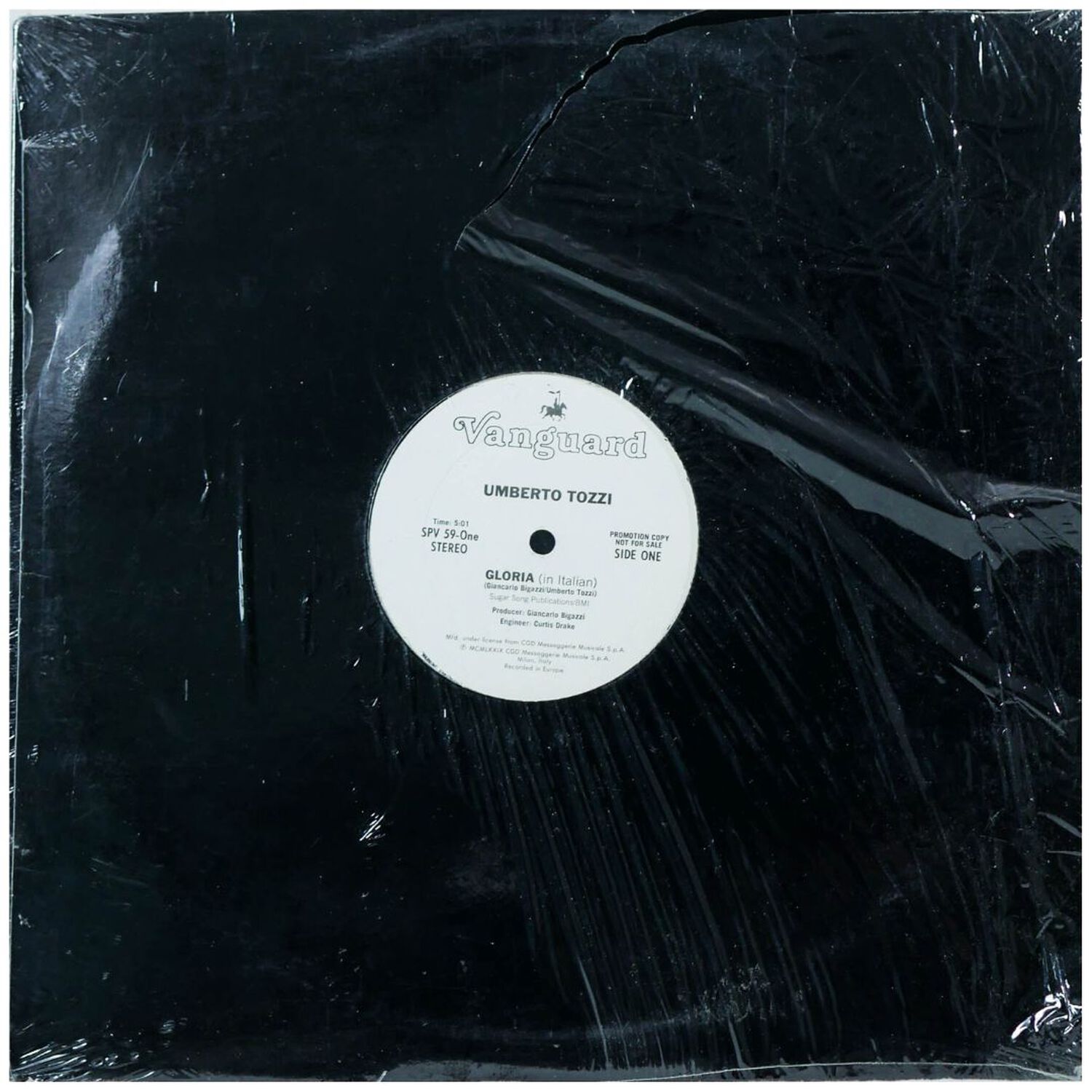 Umberto Tozzi - Gloria (12" Extended English/italian Version) | 12" Maxi Single Usado image number 1.0