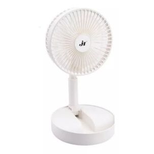 Ventilador Plegable Usb Ventilador Fan Recargable De Mesa Blanco